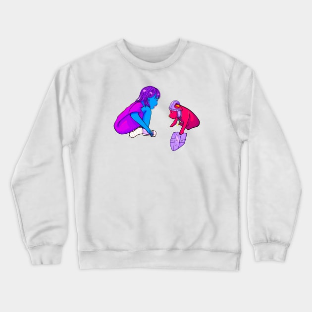 Therapy Dog Crewneck Sweatshirt by steffiemolla